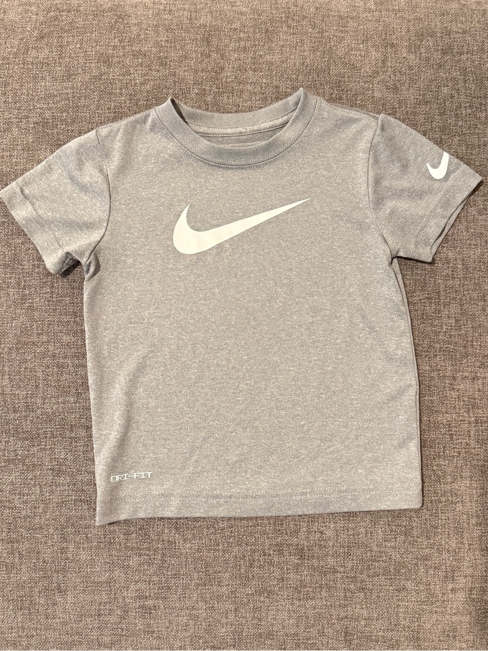Nike Youth Heather Gray Short Sleeve Tee 3T/4T